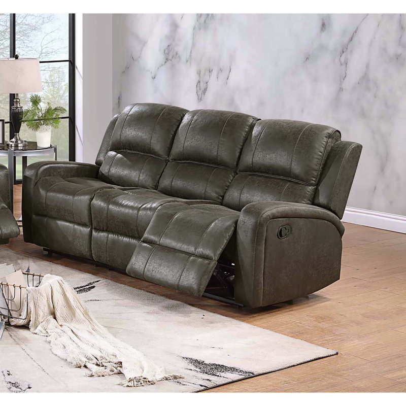 Recliner Sofa, Smoke