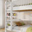 Lits simples convertibles avec tiroirs de rangement, bois de pin rustique pour maison familiale-1002822301