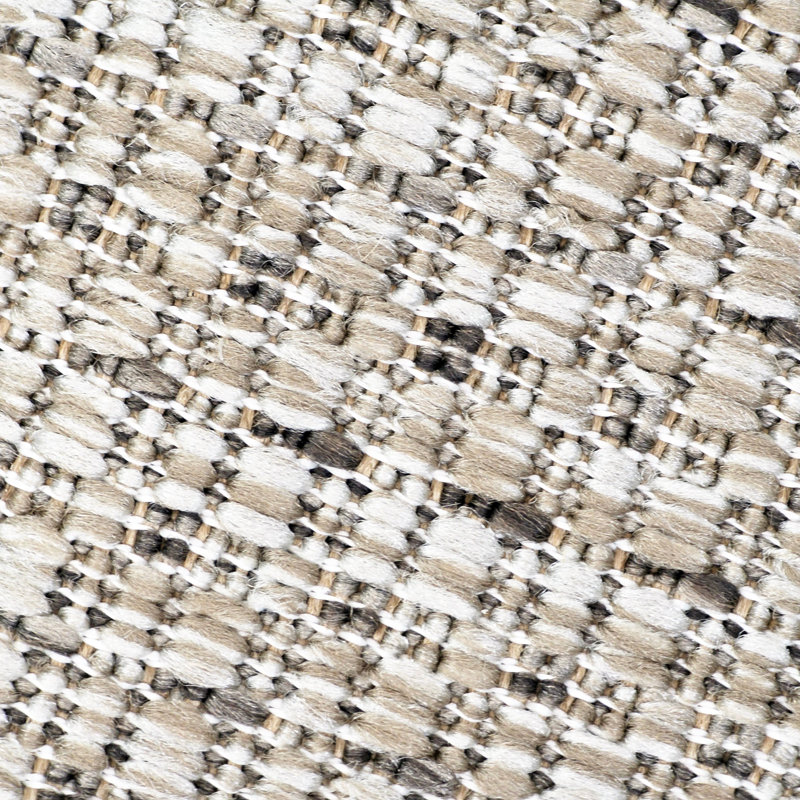 Non Slip Plain Solid Rug Flat Weave Kitchen Living Room Carpet, Taupe Brown, Runner 60 x 180 cm
