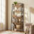 Jabari 67.9" H Metal Ladder Bookcase-1842680747