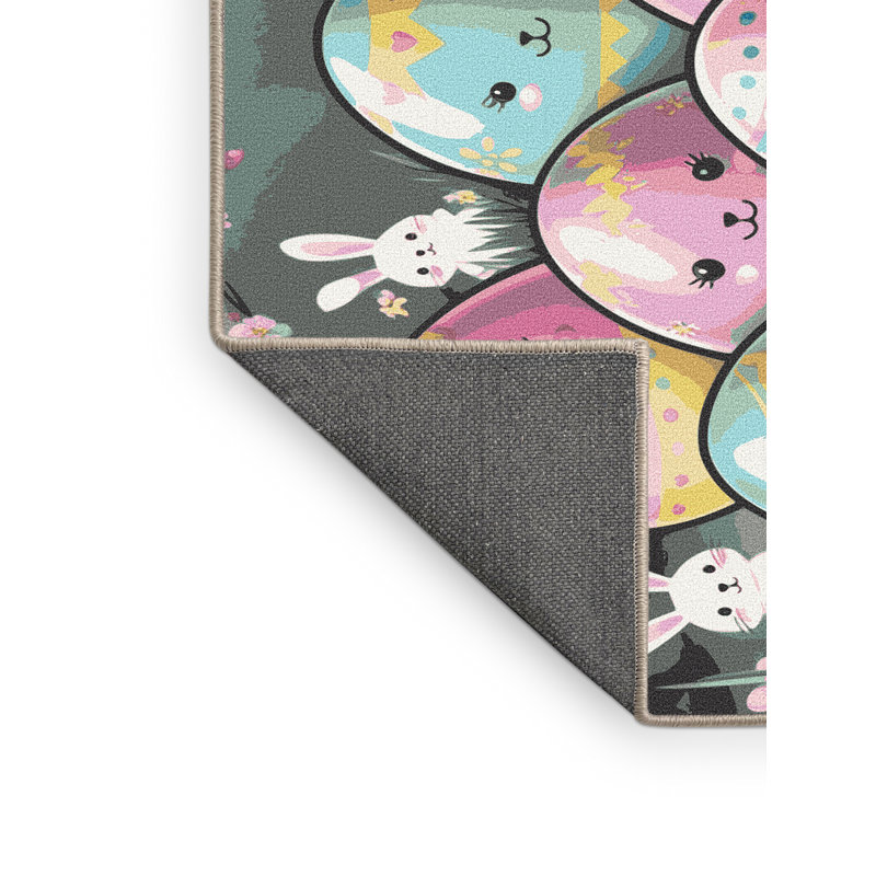 Tapis de vacances de Pâques The Holiday Aisle®, Rectangle 7 pi x 9 pi