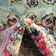 Tapis oriental bleu clair / rose Colfin