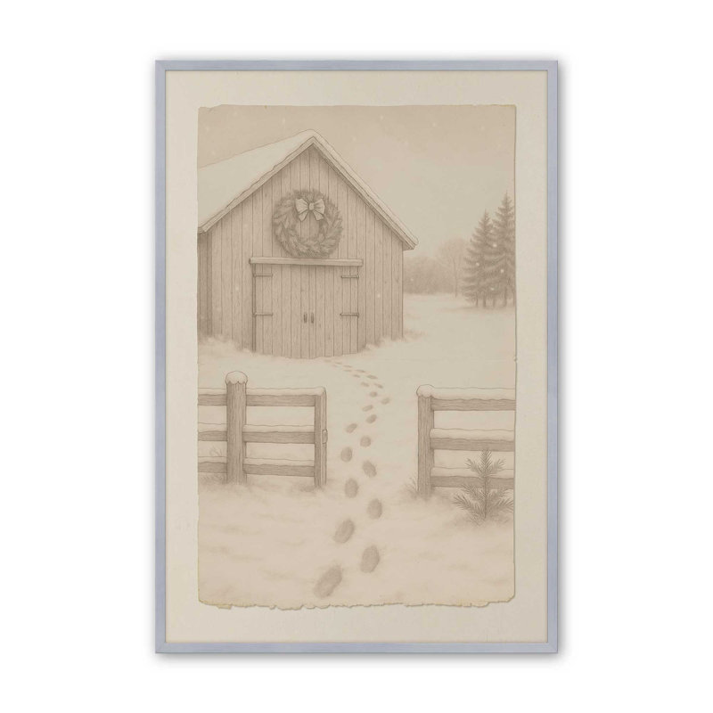 Hearthside Haven, reproduction d'art, 11 po x 14 po, Chrome poli