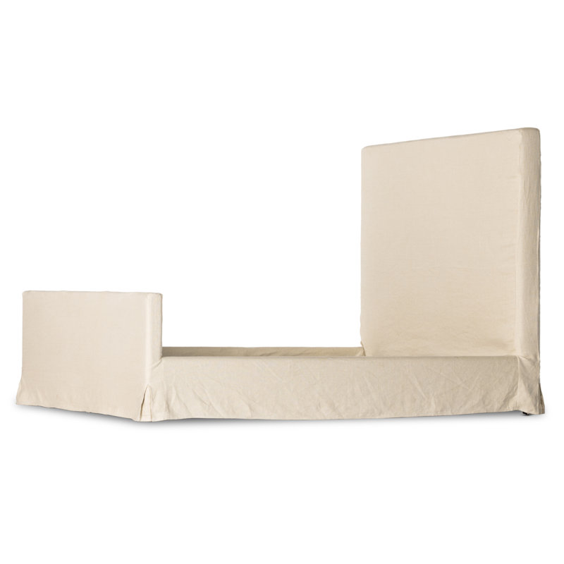 Daphne Upholstered Bed, King, Brussels Natural