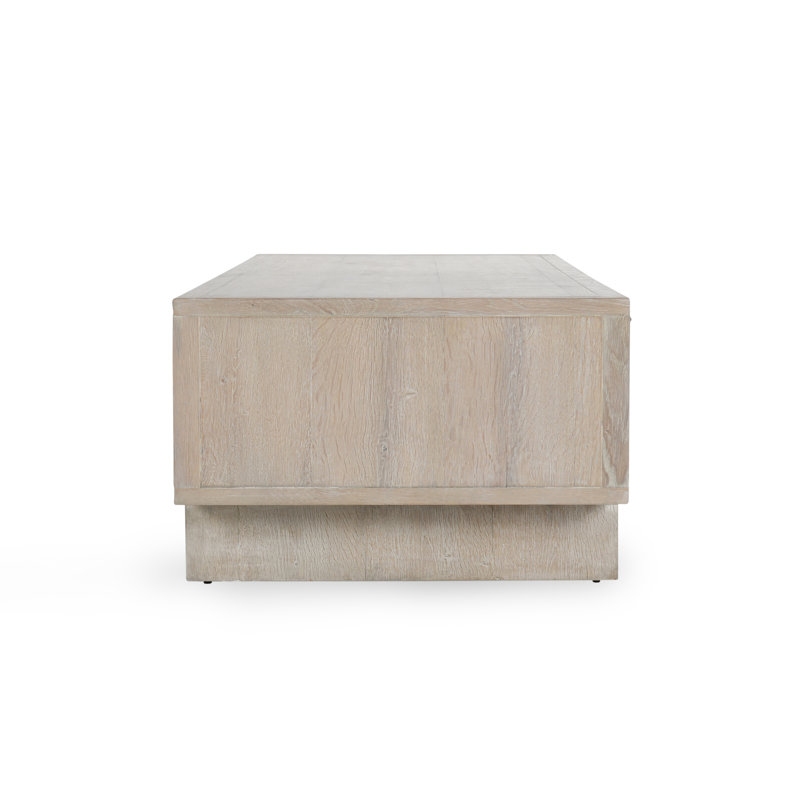 Anton 4-drawer Reclaimed Wood Coffee Table, Beige