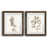 Papier, cadre noyer
