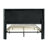 Modern Dark Grey Linen Upholstered Queen Bed - Platform Frame With Button Headboard, No Box Spring Needed, Easy Assembly Headboard Tufting, Spring, Wood Slat Support, Assembly, 600 Lbs Max Weight