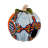 Checkered Flower Ceramic Pumpkin, Large