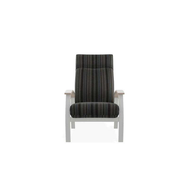 Chaise de patio inclinable avec coussins Askar, Aperçu de nuage, Neige texturée, Désert P60