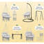 Chaise suspendue, balancelle hamac-126454261