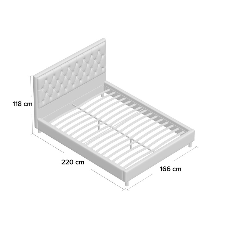Barrera Upholstered Bed, Kingsize (5')
