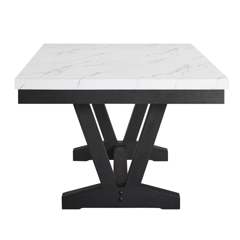 Table de salle à manger 1Pc, Marbre artificiel