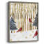 «Christmas Holiday Art CDV III», reproduction d'art encadrée - bois massif-1932495824