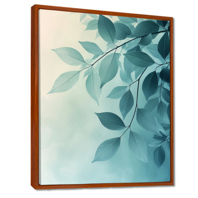 Jordyn Gradient Leaves Minimalisme Photo II - feuilles, art mural