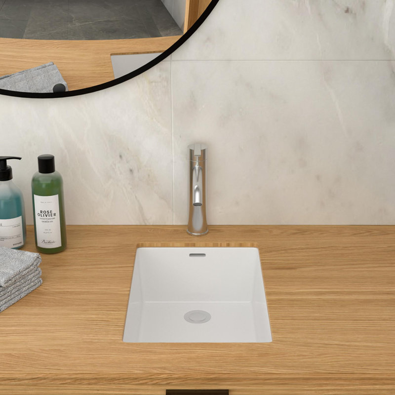 Undermount Rectangular Ceramic Sink