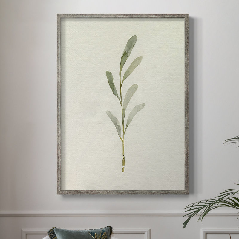 Olive Olive II, reproduction encadrée - bois massif, H 15 po x l 12 po