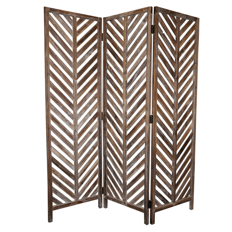 63'' W x 72'' H 3 - Panel Folding Room Divider