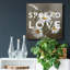 Spread Love - reproduction d'art textuel sur toile tendue-1860925538