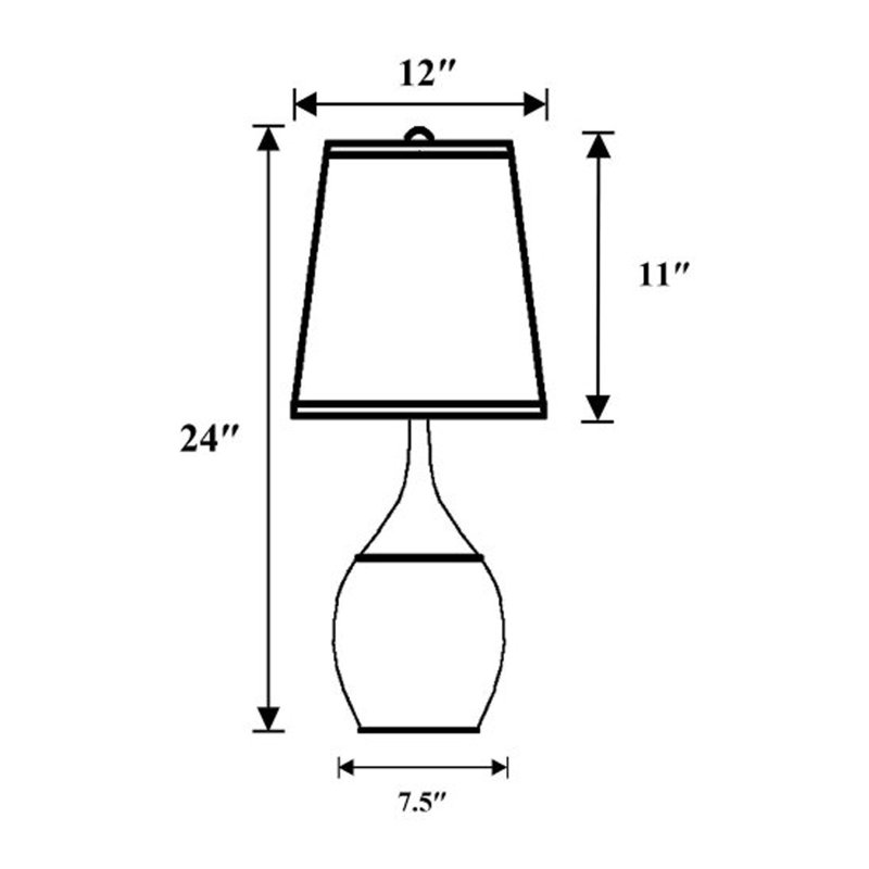 Ensemble de 2 lampes de table Droplet