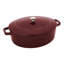Staub Cast Iron 6.25-Qt Wide Oval Dutch Oven - White-1976446364