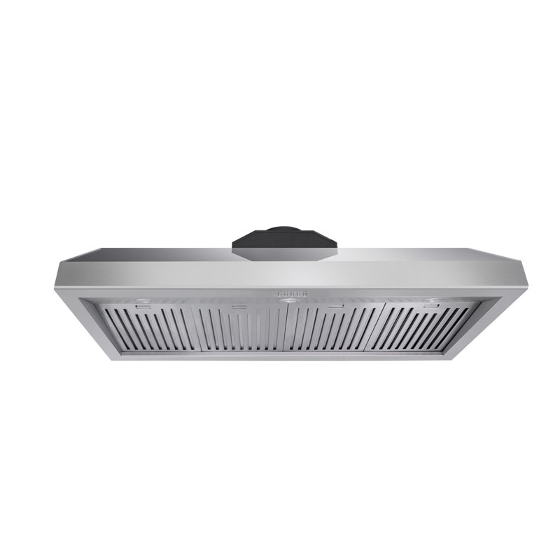 48" 800 CFM Ducted Wall Mount Range Hood in Silver
