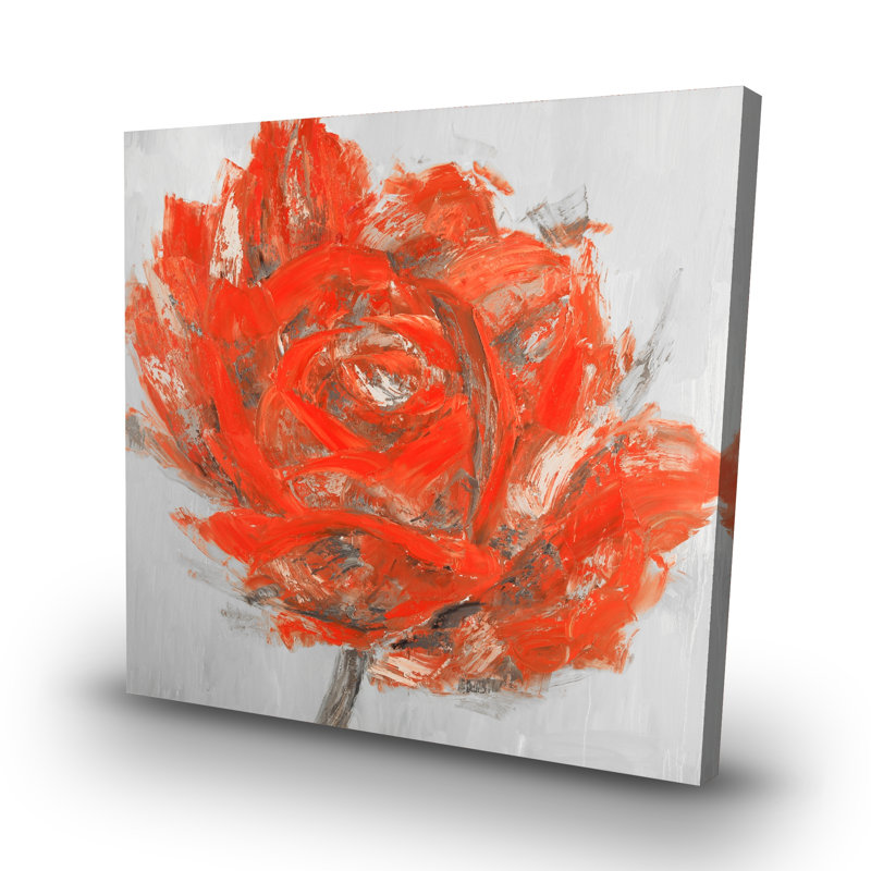 Abstract flower - 32"x32" art on canvas