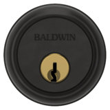 Traditional Single Cylinder Deadbolt for 1-5/8" Bore Hole