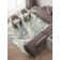Gianni Abstract Area Rug in Gold/Gray/Ivory
