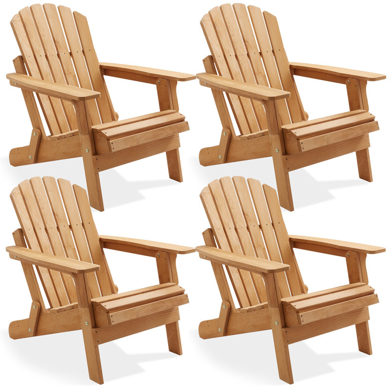 Outdoor Adirondack Chair, Tan