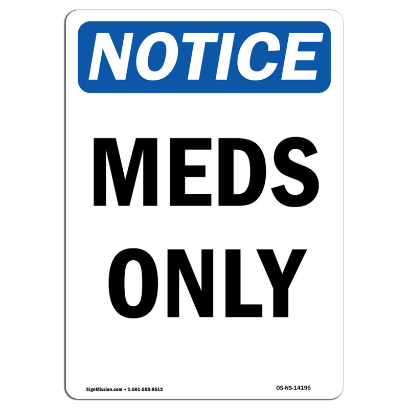 Signe «Meds Only»