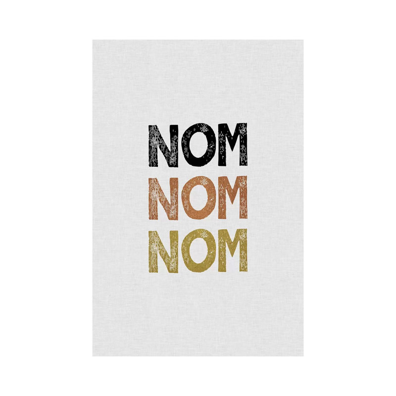 Nom Nom Nom by Orara Studio - Wrapped Canvas Gallery-Wrapped Canvas Giclée, 20.32 cm H x 30.48 cm W