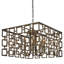 San Diego 8 - Light Lantern Rectangle Chandelier