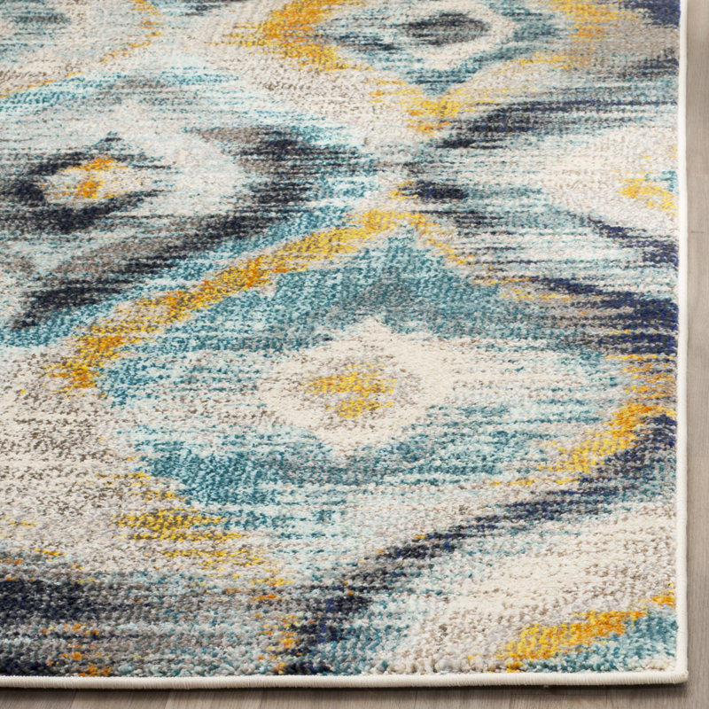 Nistler Ikat Area Rug, Runner 66 x 183 cm