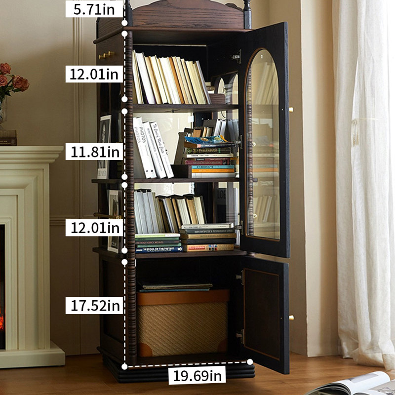 Bibliothèque tournante de style français