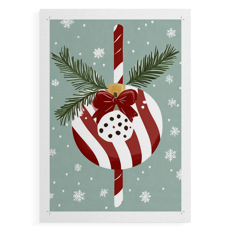 Christmas Holiday Art DCCXCIX - Impression sur toile seulement - NON-CADRE, H 18 po x l 12 po