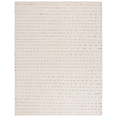 Jameya Flat Weave Wool/Cotton Rug in Ivory/Beige