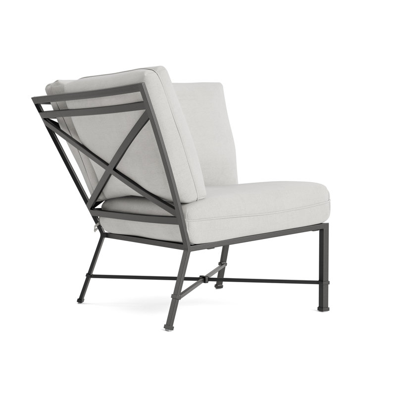 Venetian Outdoor Patio Sectional, Fusion Dove, Textured Pewter