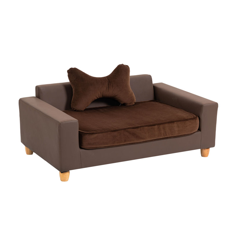 Critter Sitters Large Pet Bed in Brown, Brown