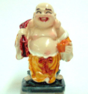 Figurine de Bouddha sac d’argent