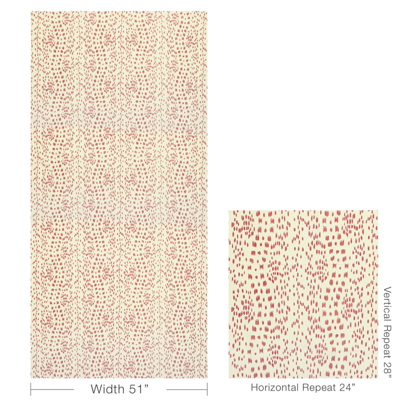 En Vacances II Les Touches II Fabric, Berry