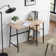 Home Office Desk and Chair Set Computer Desk and Ergonomic Mesh Office Chair Set