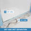 Porte de douche coulissante double demi-cadre l 56 à 60 po x H 72 po avec verre trempé transparent de 1/4 po avec film antidéflagrant, cadre en aluminium, chrome-126173205-112950249