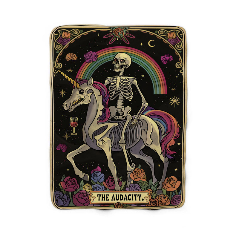 La carte de tarot amusante de l'Audace, Lit simple