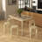 Stackable Stools Set of 6, 18-Inch Round Backless Stools for Kitchen
