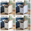 Table de bout Carbin de 24 po de hauteur avec station de charge et rangement, table d'appoint avec prises de courant et port USB pour petits espaces, table de chevet rustique Carbin-99667061