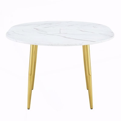 Dining Table for 2-4 Person for Small Space, Apartment, Kitchen, Bistro & Office