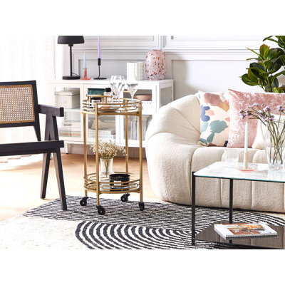 Rachit Metal Bar Cart