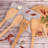 5-Pieces Wooden Cooking Spoons Kitchen Utensil Set