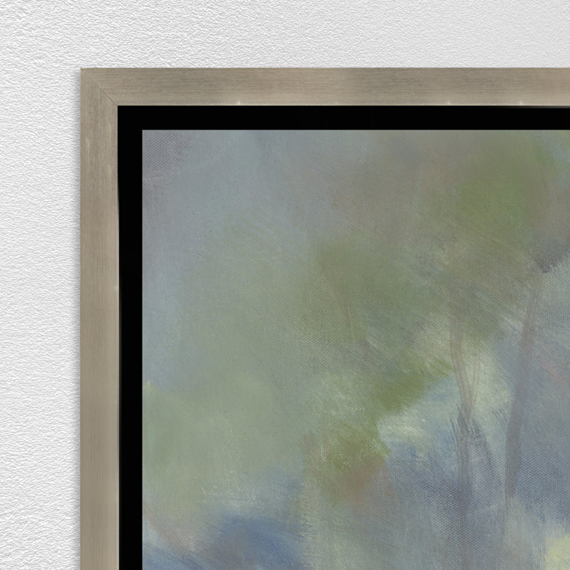 Rio Turquesa par D'Alessandro Léon - peinture sur toile à cadre flottant