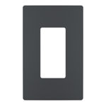 Radiant 1-Gang Decorator Rocker Screwless Wall Plate